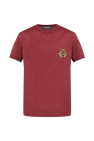 DOLCE&GABBANA カモフラージュパッチワークTシャツ White T-shirt with applique Dolce & Gabbana - Vitkac AS